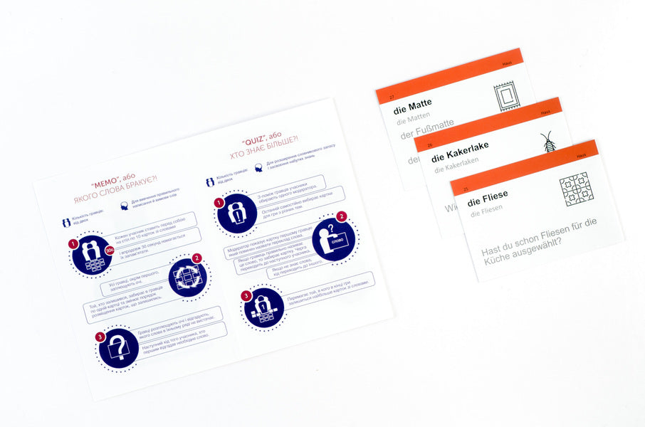 500 cards for learning German.Level B2 / 500 карток для вивчення німецької мови. Рівень В2 978-617-7702-10-7-6