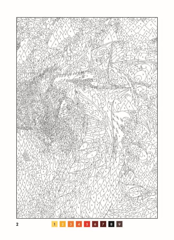 50 magical coloring pages. fantasy / 50 магічних фарбованок. Фентезі 978-617-7853-41-0-6