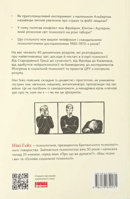 A Brief History Of Psychology / Коротка історія психології Nicky Hayes / Нікі Хейс 9786178650131-2