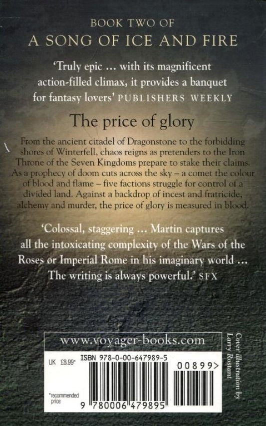 A Song Of Ice And Fire. Book 2. A Clash Of Kings George R. R. Martin / Джордж Р. Р. Мартин 9780006479895-2