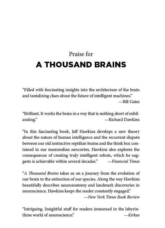 A Thousand Brains Jeff Hawkins - Джефф Хокинс 9781541675797-2