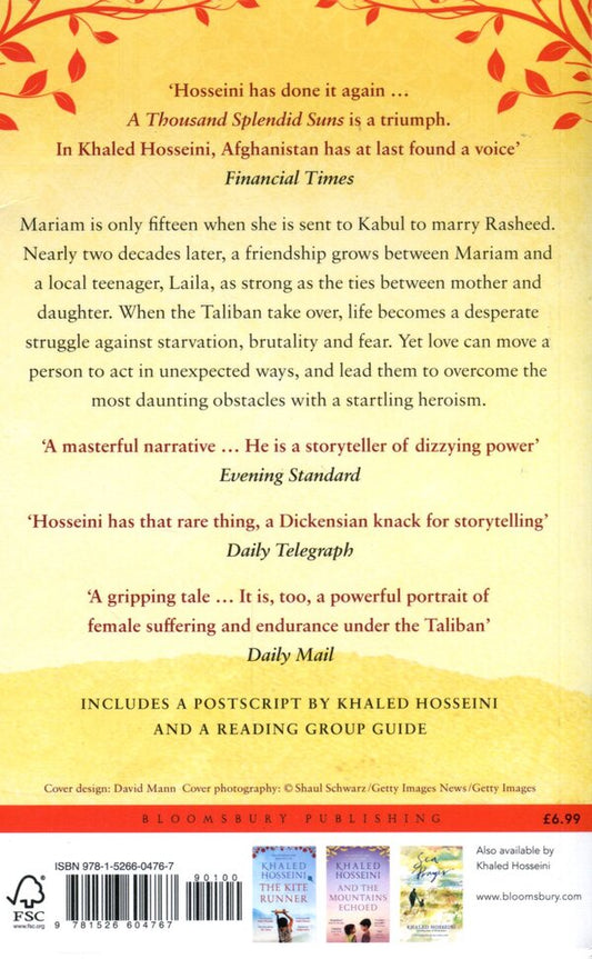 A Thousand Splendid Suns Khaled Hosseini / Халед Хоссейни 9781526604767-2