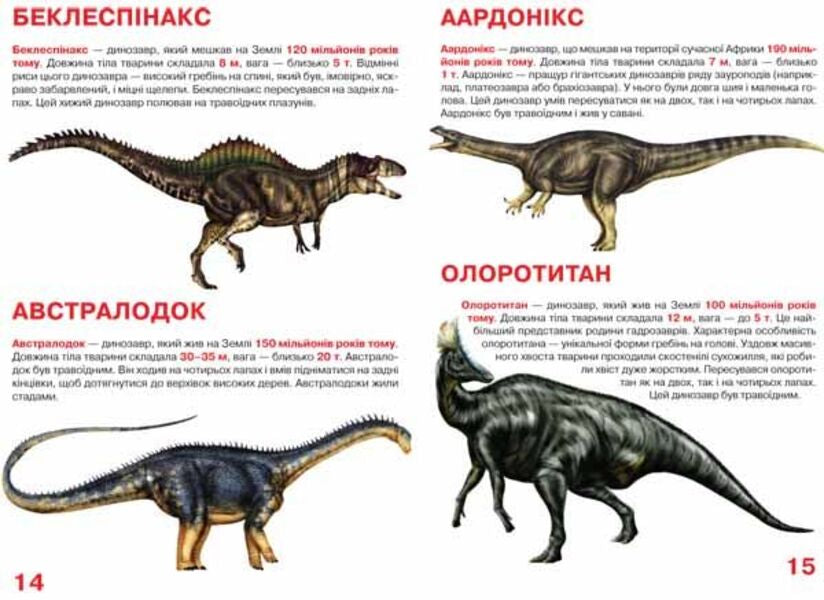 A big book. Dinosaurs / Велика книжка. Динозаври Олег Завязкин 978-966-936-922-2-4