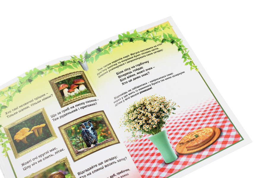 A mushroom grew in the bountiful forest! / В щедрім лісі виріс гриб! Нина Гаврилюк 978-966-07-3600-9-6