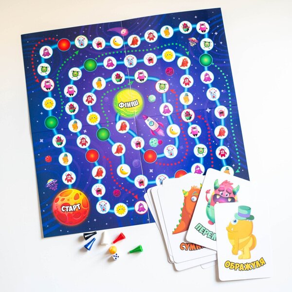 A psychological game for children. Fears of the planet Oh / Психологічна гра для занять із дітьми. Страхи планети Ой 4823076378950-6