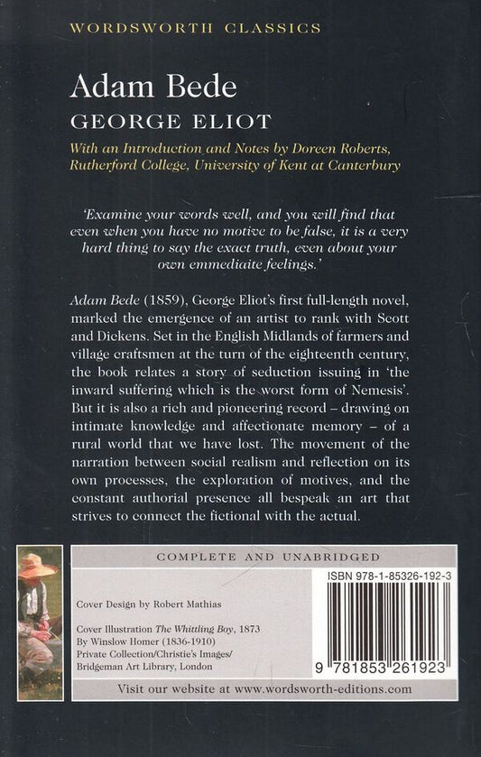 Adam Bede / Adam Bede Джордж Элиот 978-1-85326-192-3-2