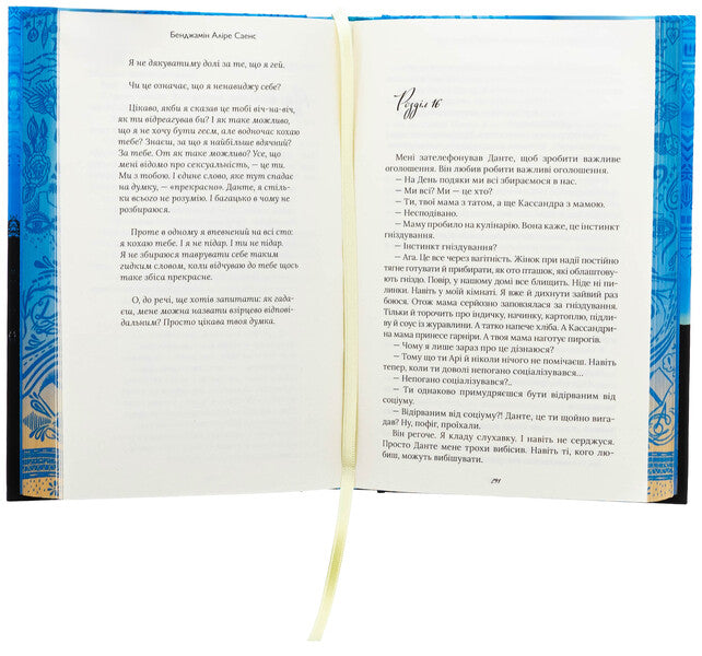 Aristotle and Dante dive into the waters of the world. Limited Edition / Арістотель і Данте пірнають у води світу. Limited edition Бенджамин Алире Саенс 978-617-523-289-7-6