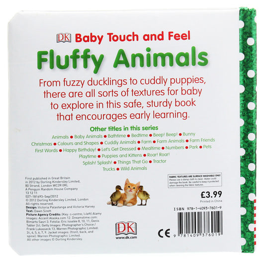 Baby Touch And Feel. Fluffy Animals Dawn Syrett / Доун Сиретт 9781409376019-2