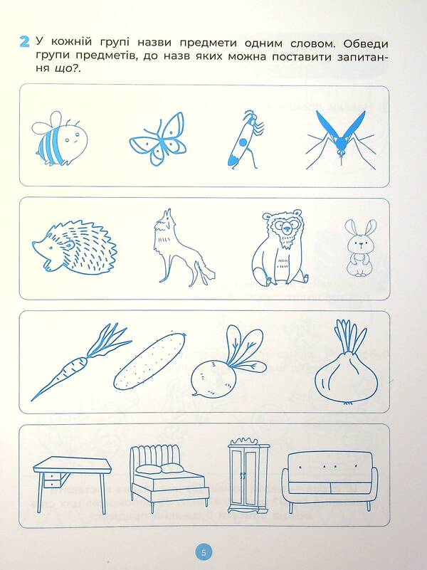Basics Of Literacy. Workbook. 5-6 Years Old. According To The Updated Basic Component Of Preschool Education / Основи грамоти. Робочий зошит. 5-6 років. За оновленим Базовим компонентом дошкільної освіти Elena Shevtsova / Олена Шевцова 9786170040091-6
