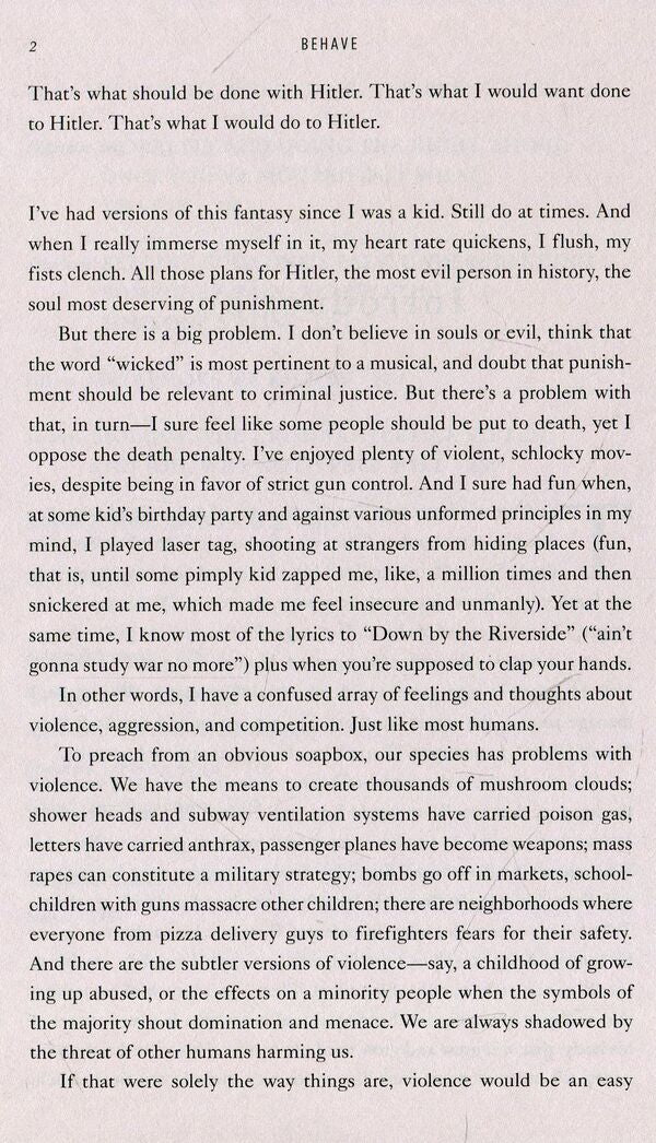 Behave. The Biology of Humans at Our Best and Worst / Behave. The Biology of Humans at Our Best and Worst Роберт Сапольски 9780099575061-6