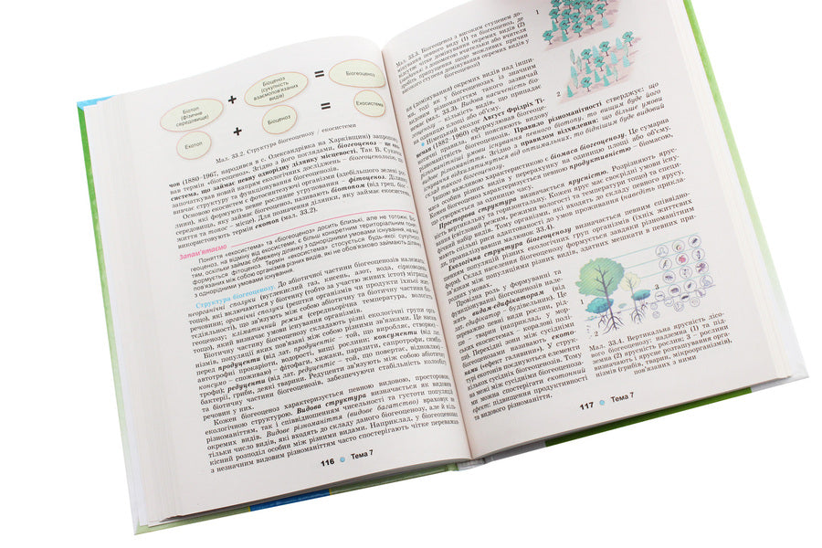 Biology and ecology. Grade 11. Textbook / Біологія і екологія. 11 клас. Підручник Лариса Остапченко 978-966-11-0990-1-6