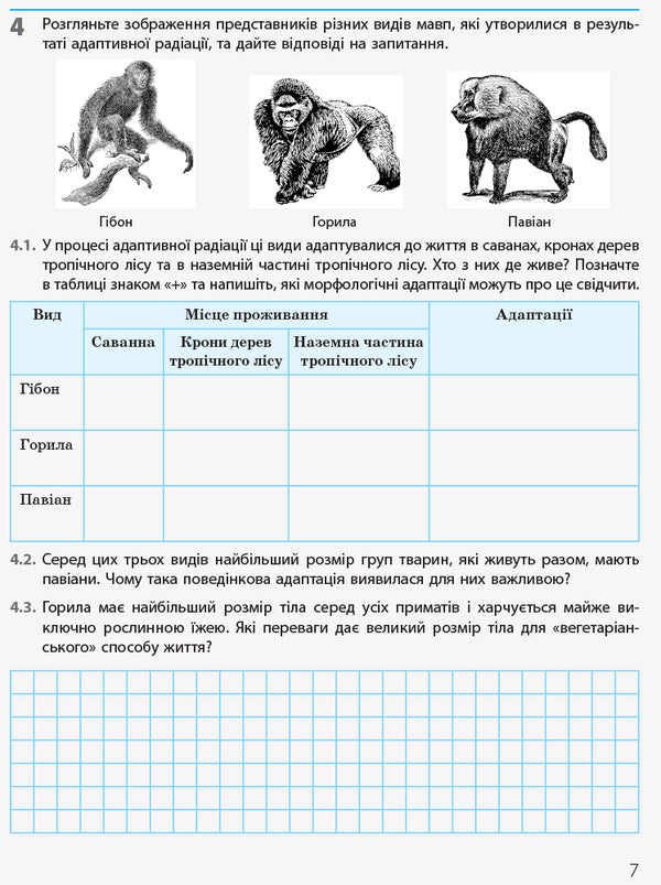 Biology and ecology. Standard level. Grade 11. A workbook / Біологія і екологія. Рівень стандарту. 11 клас. Робочий зошит Константин Задорожный 9786170957009-5
