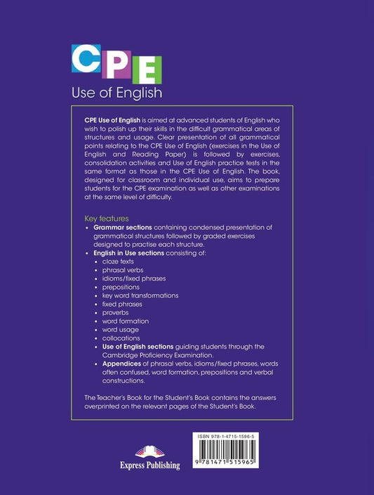 CPE Use of English 1. Student's Book / CPE Use of English 1. Student's Book Вирджиния Эванс 9781471595653-2