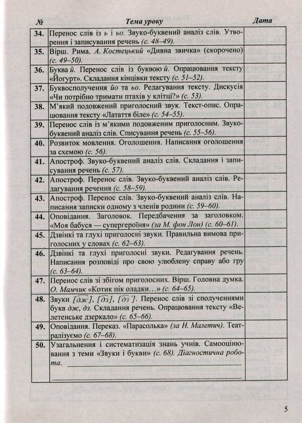 Calendar planning (according to the program of R. Shiyan). 2nd grade 2022-2023 born / Календарне планування (за програмою Р. Шияна). 2 клас 2022-2023 н.р. Ирина Жаркова 978-966-07-3685-6-6