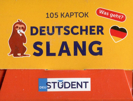 Cards for learning German words. Deutsche Slang / German slang (105 flash cards) / Картки для вивчення німецьких слів. Deutsche Slang / Німецький сленг (105 флеш-карток) 978-617-7702-83-1-2