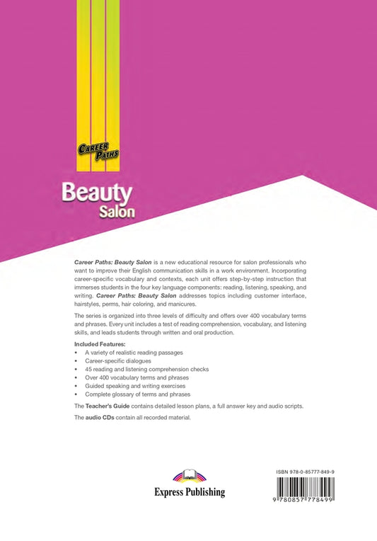 Career Paths. Beauty Salon. Student's Book (with Digibooks App) / Career Paths. Beauty Salon. Student's Book (with Digibooks App) Дженни Дули, Вирджиния Эванс 9780857778499-2