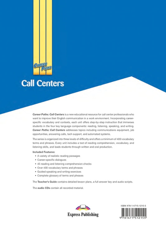 Career Paths. Call Centers. Student's Book (with Digibooks App) / Career Paths. Call Centers. Student's Book (with Digibooks App) Вирджиния Эванс, Дженни Дули, Сара Миранда 9781471512155-2