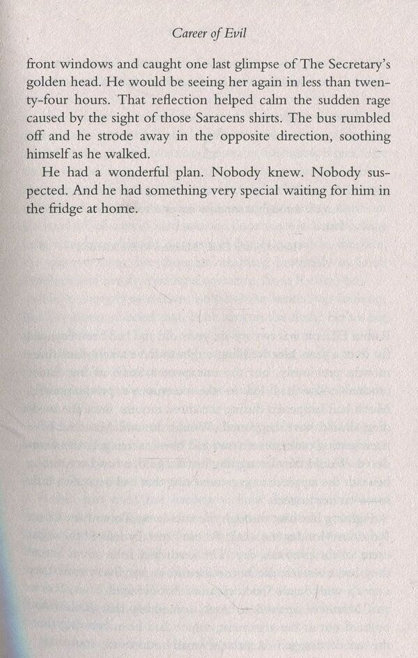 Career of Evil / Career of Evil Роберт Гэлбрейт 978-0-7515-6359-7-6