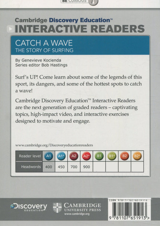 Catch A Wave. The Story Of Surfing. Book With Online Access Genevieve Kochenda / Женевьева Коченда 9781107651913-2