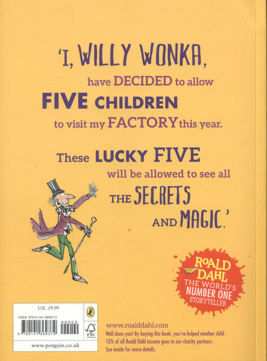 Charlie And The Chocolate Factory Roald Dahl / Роальд Даль 9780141369372-2