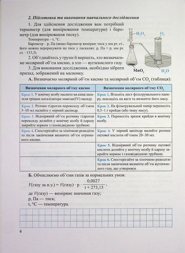 Chemistry 8Th Grade Notebook For Educational Research - Хмя 8 клас Зошит для навчальних дослджень Artur Dovzhik - Артур Довжик 9789660745117-6