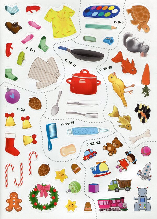 Chomochki school. English. Your first words. 105 developmental stickers / Школа чомучки. English. Твої перші слова. 105 розвивальних наліпок 978-966-98709-8-8-6