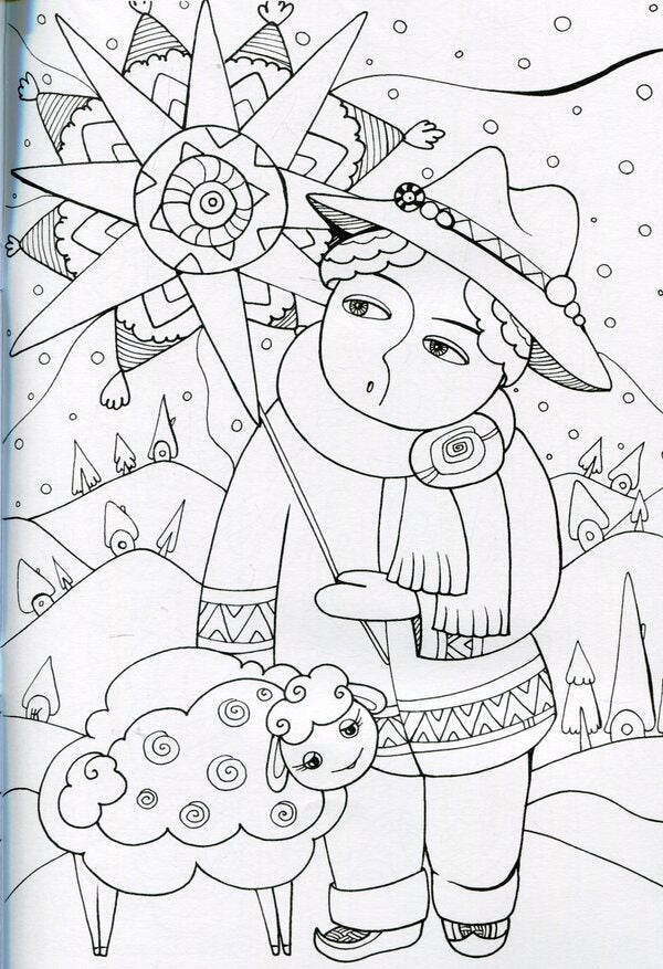 Christmas In The Heart. Family Ethno -Mallowing (+ Greeting Postcards) / З Різдвом у серці. Родинна етнорозмальовка (+ вітальні листівки) Natalia Kuri-Maksim / Наталія Курі-Макімив 9789660735569-6