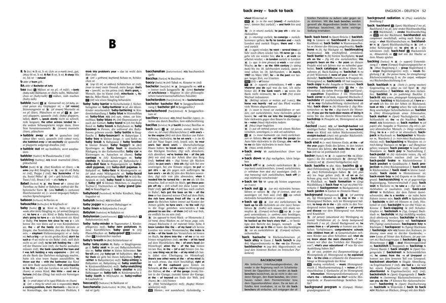 Collins German Dictionary Complete and Unabridged: For advanced learners and professionals / Collins German Dictionary Complete and Unabridged: For advanced learners and professionals 9780008241339-6
