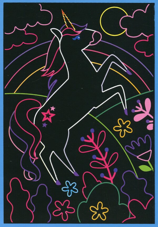 Color engraving and coloring #1 (for girls) / Кольорова гравюра та розмальовка №1 (для дівчат) 4823076488994-6
