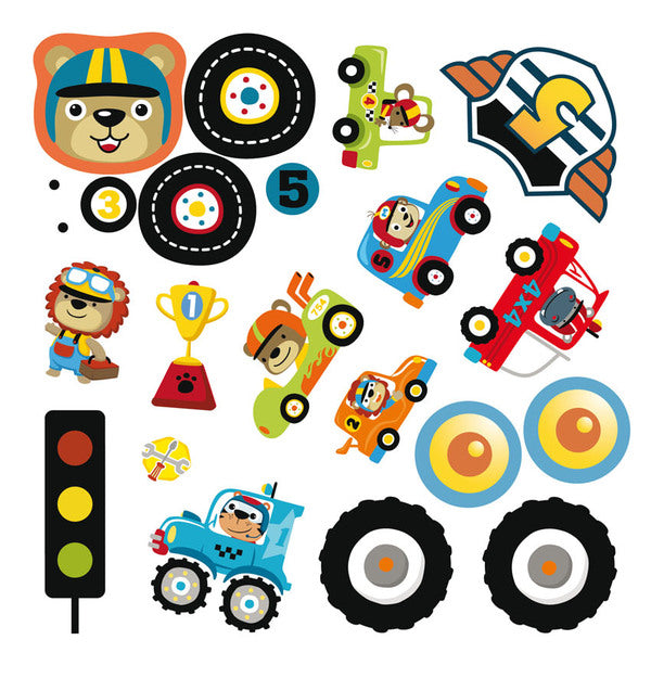 Coloring pages, applications, tasks. Great race. 40 stickers / Розмальовки, аплікації, завдання. Великі перегони. 40 наліпок 978-966-987-608-9-6