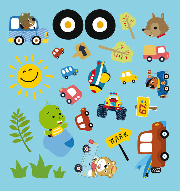 Coloring pages, applications, tasks. Picnic. Play and relax. 40 stickers / Розмальовки, аплікації, завдання. Пікнік. Грайся та відпочивай. 40 наліпок 978-966-987-672-0-5