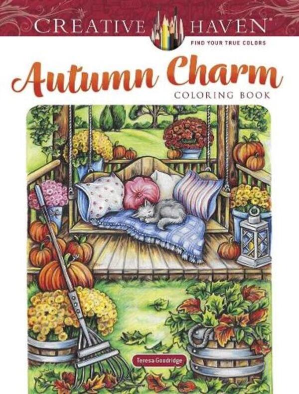 Creative Haven Autumn Charm Coloring Book / Creative Haven Autumn Charm Coloring Book Тереза Гудридж 9780486848518-1