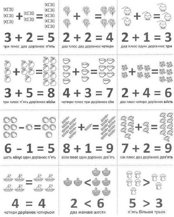 Cutting material. Ukrainian alphabet and numbers / Розрізний матеріал. Українська абетка та цифри 4823076108496-3