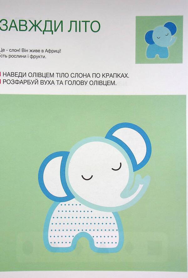 Developing notebook. It's always summer. 1 level. 3-5 years / Розвиваючий зошит. Завжди літо. 1 рівень. 3-5 років Анастасия Червона 978-617-7927-15-9-6