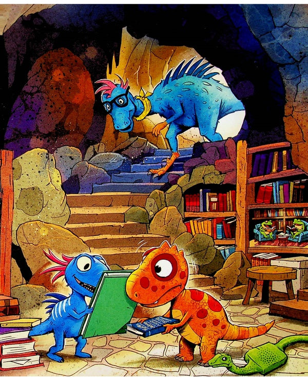 Dinosaur friends. Bat cave / Друзяки-динозаврики. Печера кажанів Ларс Меле 978-617-8773-44-1-6