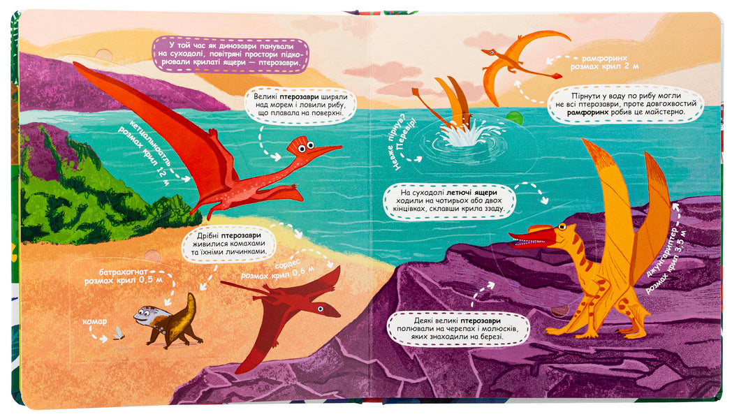 Dinosaurs and their neighbors / Динозаври та їхні сусіди Галина Дерипаско 978-966-429-868-8-6