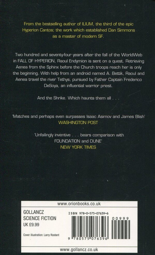 Endymion (Gollancz S.F.) Dan Simmons / Дэн Симмонс 9780575076396-2