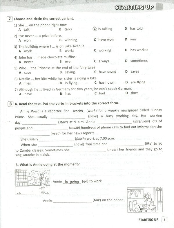 English. A workbook. 8th grade / Англійська мова. Робочий зошит. 8 клас Светлана Мясоедова 9786170930484-6