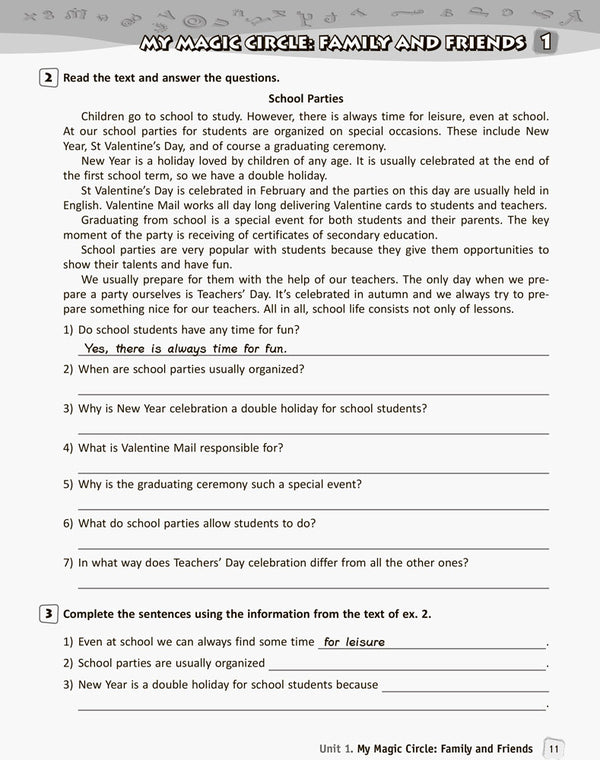 English. A workbook. Grade 9 / Англійська мова. Робочий зошит. 9 клас Ю. Чернышова 9786170940490-6
