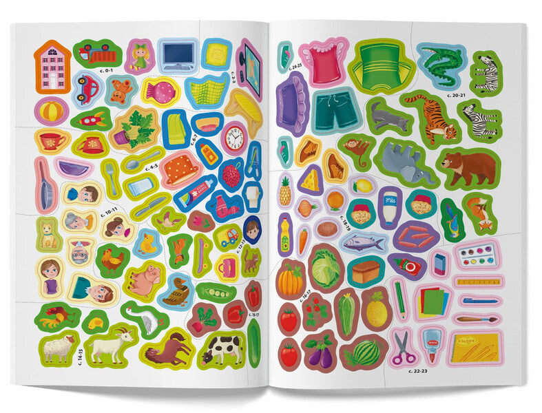 English. My first words. 115 developmental stickers / English. Мої перші слова. 115 розвивальних наліпок 978-617-547-426-6-6