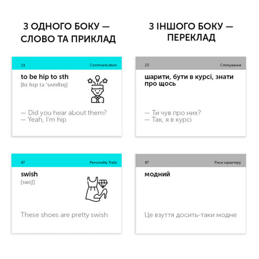 English Slang. 105 cards / English Slang. 105 карток 9786177702398-2