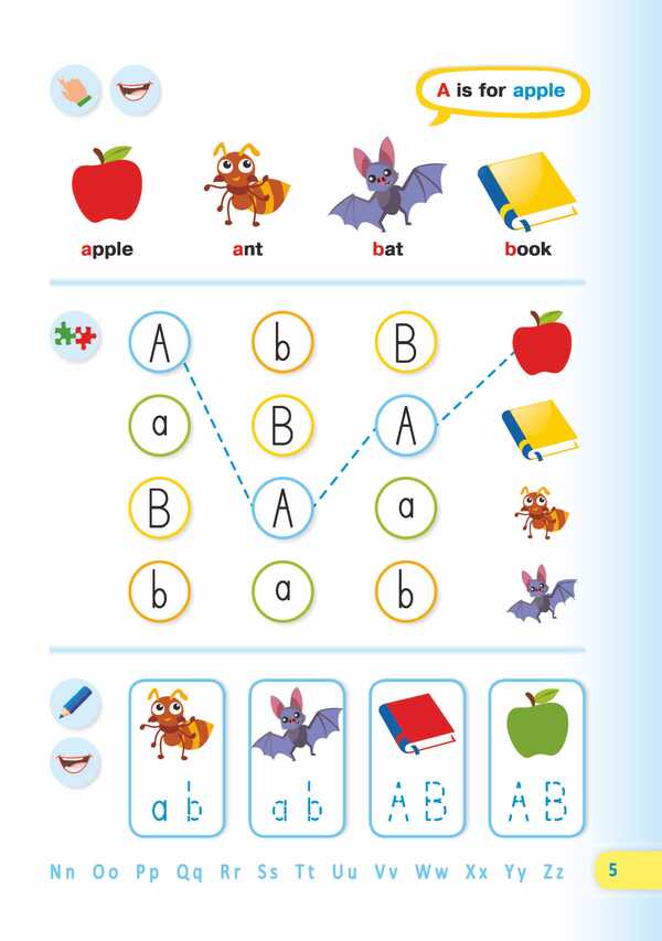 English color alphabet. Writing notebook for 1st grade. Semi-printed letters / Англійська кольорова абетка. Зошит з письма для 1 класу. Напівдруковані літери Надежда Витушинская, Оксана Косован 978-966-07-3284-1-4