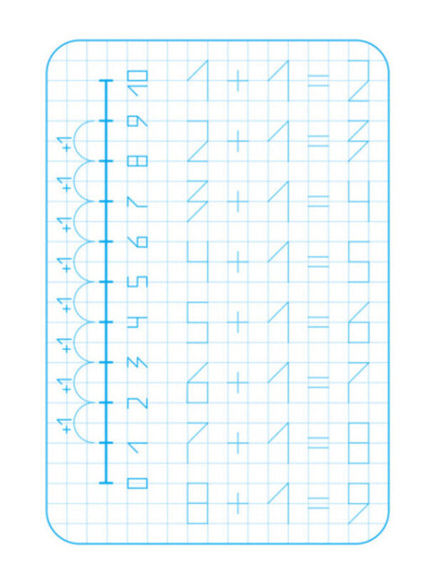Exercise book. We print the numbers / Зошит-тренажер. Друкуємо цифри 9789667514969-5