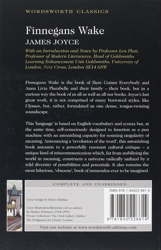 Finnegans Wake / Finnegans Wake Джеймс Джойс 9781840226614-2