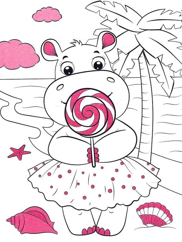 Fluffy ears. Coloring. Drawings with sequins. +60 stickers / Вухастики-пухнастики. Розфарбовка. Малюнки з блискітками. +60 наліпок 9786172107495-6