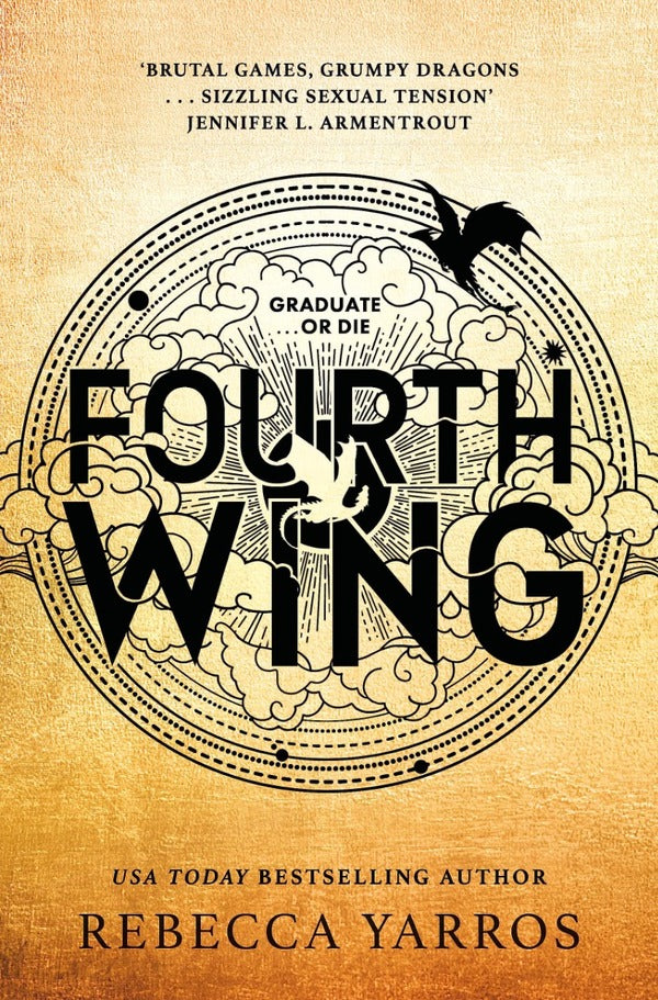 Fourth Wing (Fourth wing to my original) / Fourth Wing (Четверте крило мовою оригіналу) Ребекка Яррос 9780349437002-1