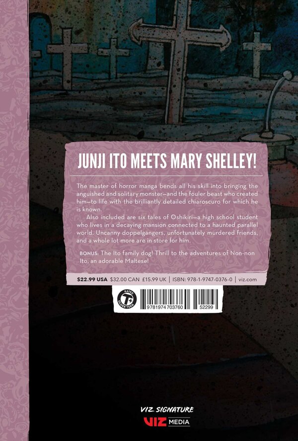 Frankenstein: Junji Ito Story Collection / Frankenstein: Junji Ito Story Collection Дзюндзи Ито 978-1-9747-0376-0-2