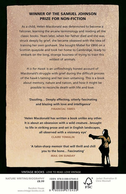 H is for Hawk / H is for Hawk Хелен Макдональд 9780099575450-2