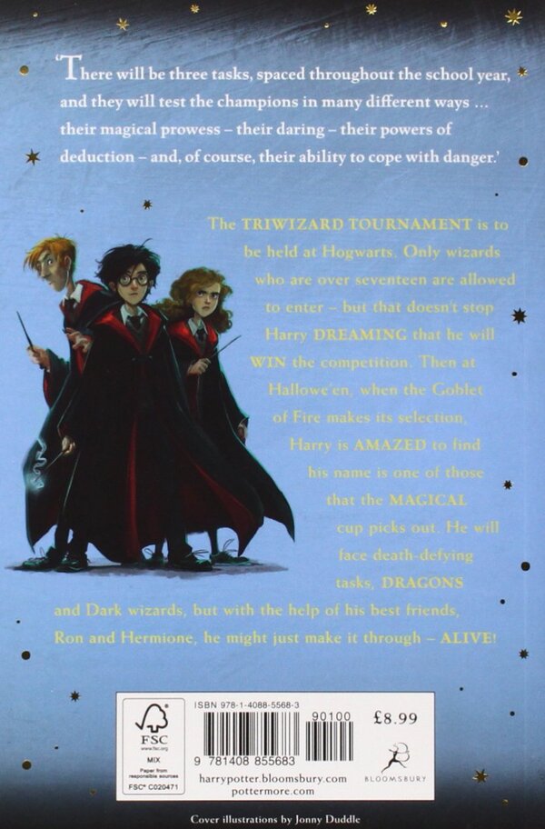 Harry Potter and the Goblet of Fire / Harry Potter and the Goblet of Fire Джоан Роулинг 9781408855683-1