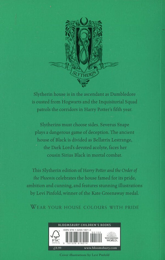 Harry Potter and the Order of the Phoenix. Slytherin Edition / Harry Potter and the Order of the Phoenix. Slytherin Edition Джоан Роулинг 9781526618214-2